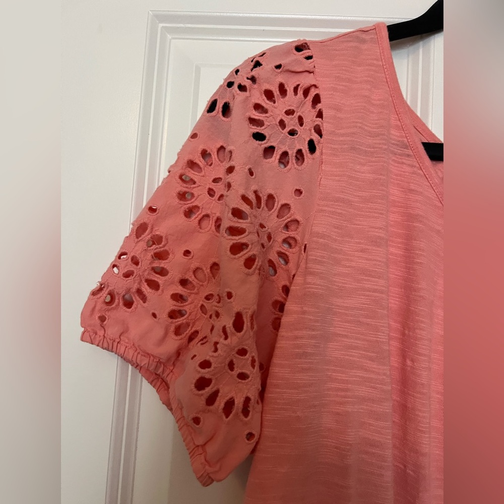 Talbots dress, peach color